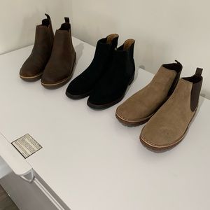 3 pair of Chelsea Boots $100